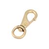 Kokungkuan Made In Japan Brass Yacht Clasp, Round Head, 18mm, Heavyweight, for Bags and Leather Crafts