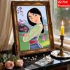 Disney Pearl Painting Anime Mulan Art Kit Adult Beginner Home Wall Decor Special Shape
