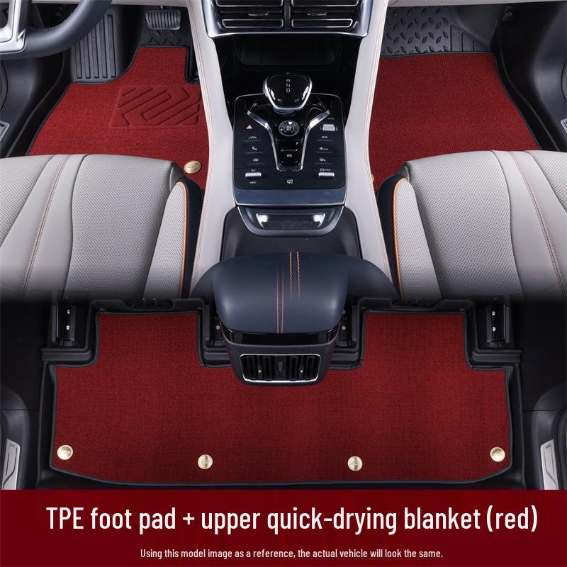 Eco-Friendly TPE Car Floor Mats - Thick, Wear-Resistant Interior Accessories