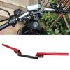 Motorcycle Handlebar 22mm Universal Adjustable Handle Bar for Sports Car Streetcar ATV Scooter Off Road Vehicle Red