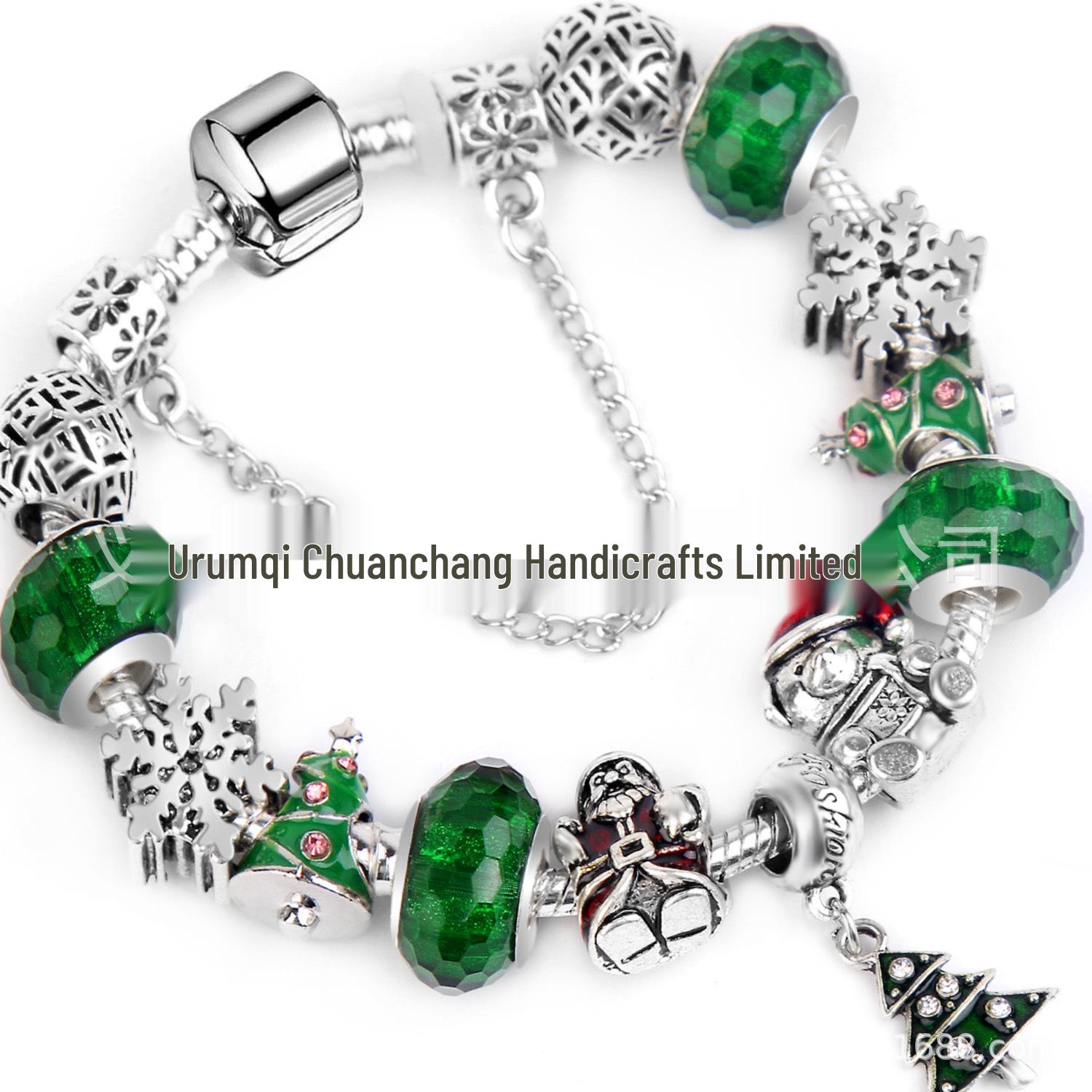 

Креативный рождественский подарок: Браслет из хрустальных бусин в стиле Pandora своими руками 19cm