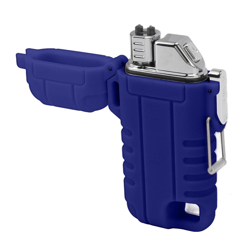 USB Rechargeable Lighter Windproof Dual Arc Lighter Waterproof Flameless Electric Lighter with