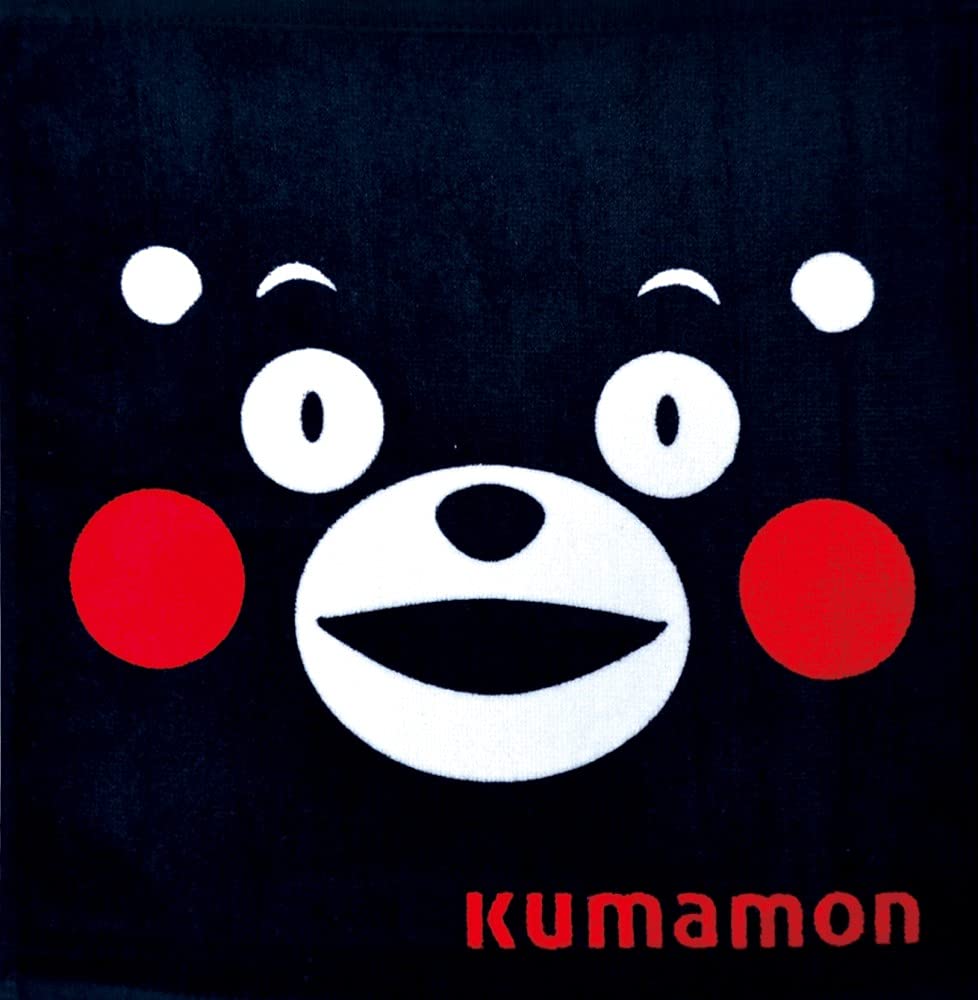 Yamani Kumamon Hand H35 x 9111 Black Towel, Approx. W34cm, чёрный