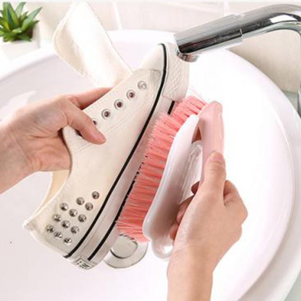 2 in 1 Cleaning Brush Multifunctional Handheld Removable Scrubbing Brush Gaps Brush Scrubber Shoe Brush