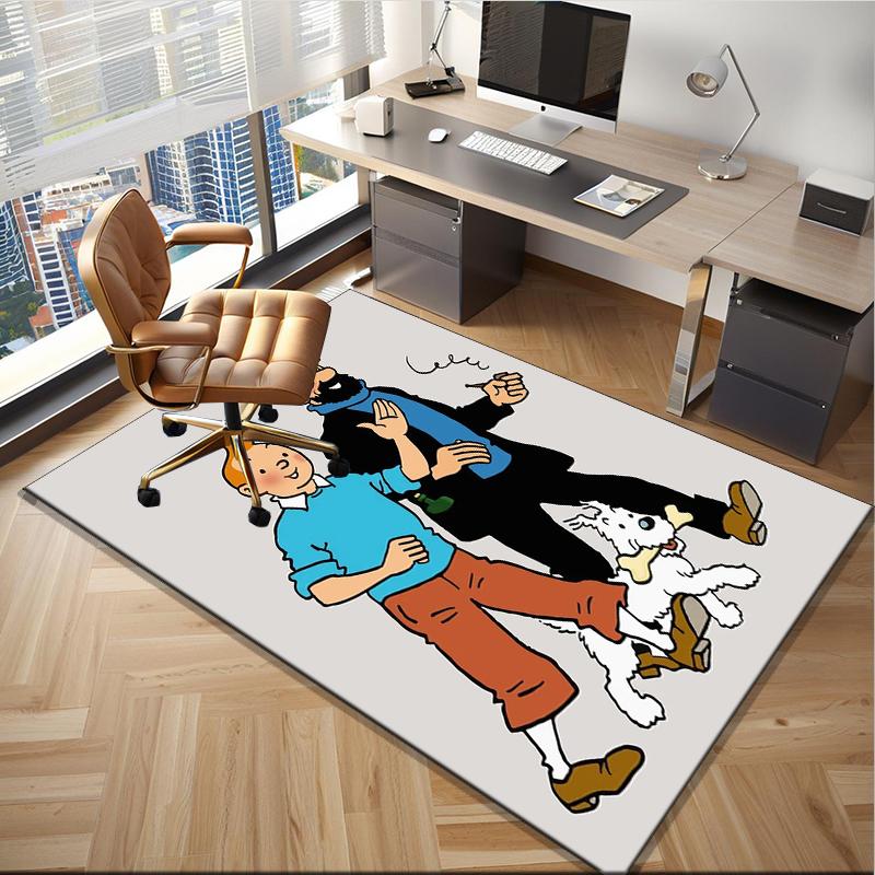Adventure In The City Office Rug Chair Mat, Game Carpet, Suitable for Front Door, Bedroom, Living Room, Desk, Holiday Gift