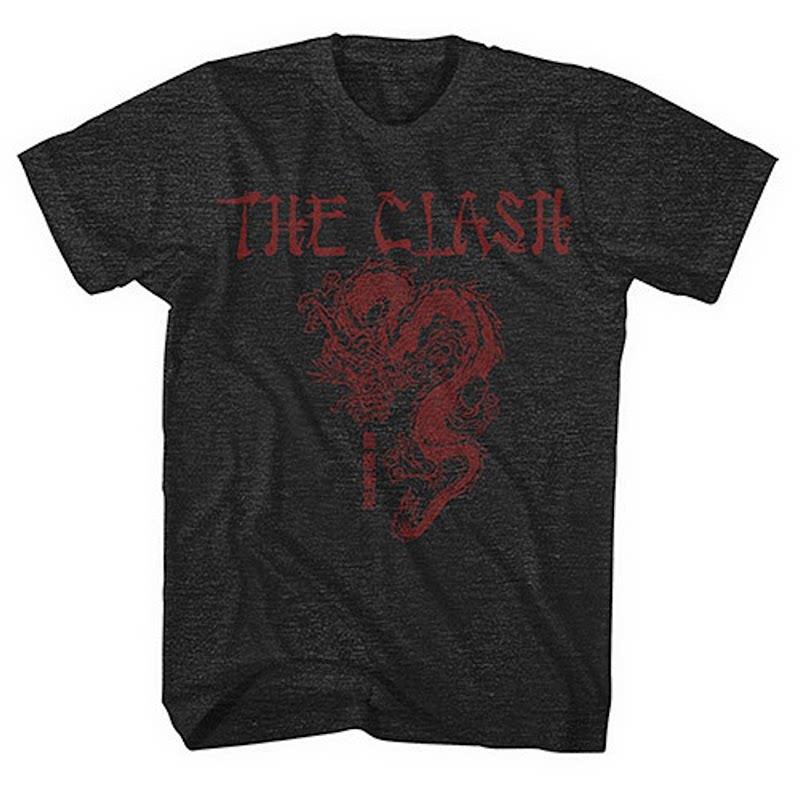 New The Clash Band London Calling Guitarists Guitar Case Rock Band Street Shortsleeved Tshirt
