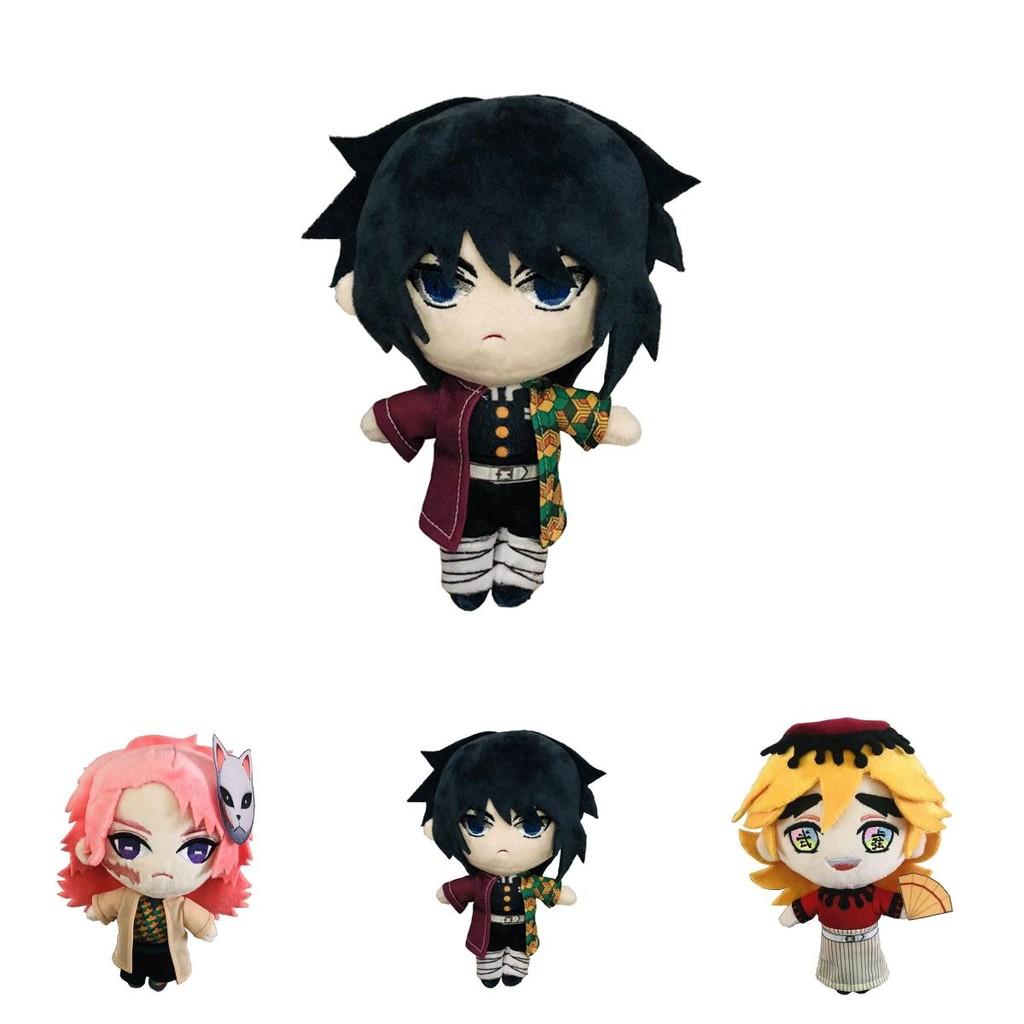 Adorable 20cm Soft Plush Doll Featuring Kimetsu No Yaiba Demon Slayer Theme For Kids' Gift