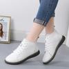 High Top Fashion Sneakers Ladies Non-Slip Lace Up Walking Boots High Quality Genuine Leather Waterproof Casual Shoes Women Soft