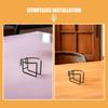 2Pcs Shopping Cart Cup Holder Universal Metal Coffee Cup Rack Portable Clip on Beverage Tumbler Holder for Grocery Trolley