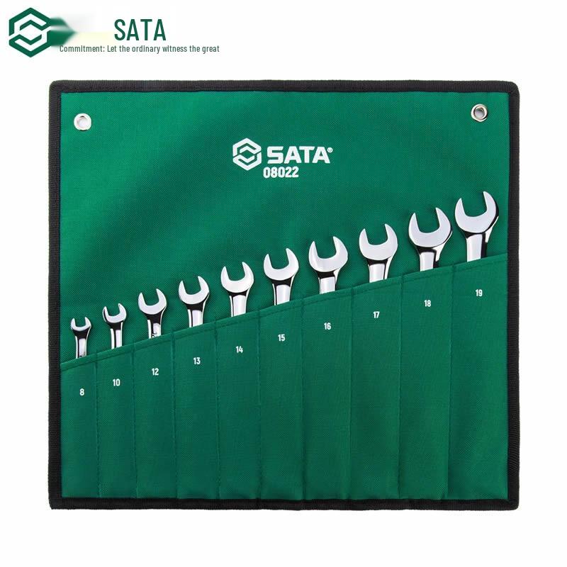 SATA 08022 Combination Wrench Set 10-piece set