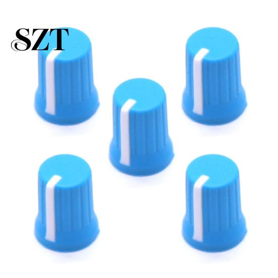 Rotary Knob Replacement 5Pcs Universal EQ Wear Resistant Knobs Mini Size Simple Installation Equalizer Potentiometer Fader Flexible Rubber