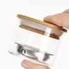 Polvo de Vidrio de Cristal Líquido Mezcla Lavado Pluma Taza de Uñas Líquido Mezcla Taza de Cristal Herramientas para Uñas Con Tapa Malla de Acero Inoxidable