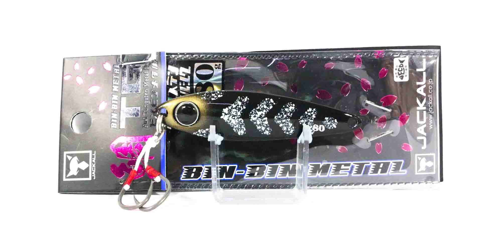 

JACKALL Binbin Metal TG 80г Черный кальмар Glow