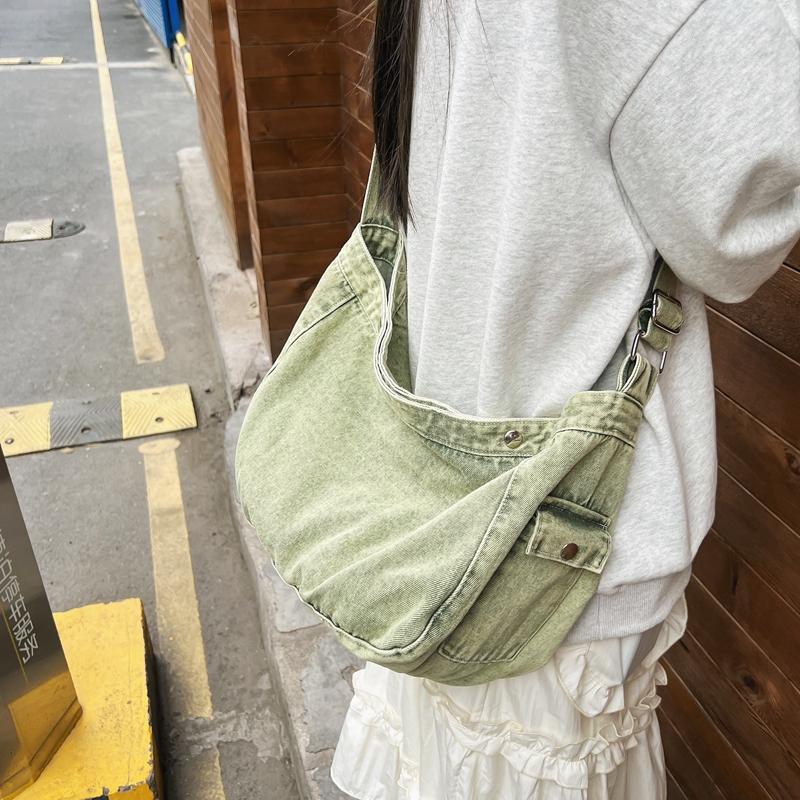 Canvas Bag Women's Denim Crossbody Bag Shoulder Bag Women's Bag