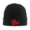 2025 New The Evil Dead Retro Horror Movie Merch Winter Warm Knit Cuff Beanie For WoUnisex Unisex Skullies Knitted Caps Bonnet Hats