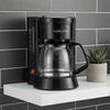 Kompakte 600ml Filterkaffeemaschine 6 Tassen Kapazität für den Heimgebrauch Inklusive Permanentfilter 450W
