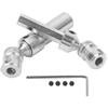Metal CVD Rear Drive Shaft Spare Parts Fit for WLtoys 12428 12423 1 12 RC CarSilver