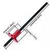 Aluminum Alloy Wood Marking Gauge with Metric and For Imperial Scales for Accurate Woodworking and Furniture Repair