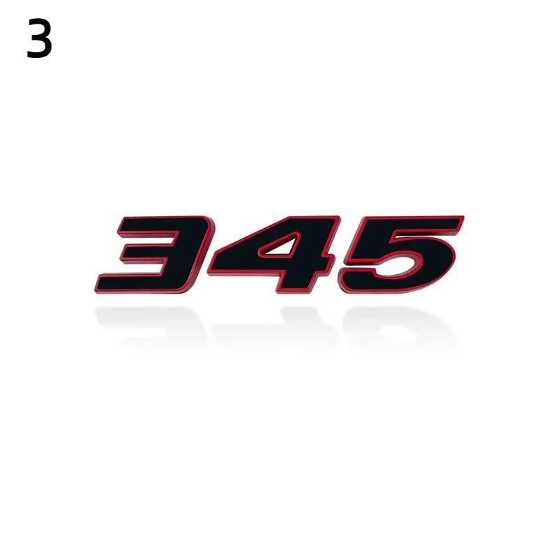 Metall 3D Autoaufkleber 392 345 6.4L Emblem Auto Kotflügel Seitenaufkleber Heckklappe Stoßstange Heckaufkleber Für Hemi Charger Challenge