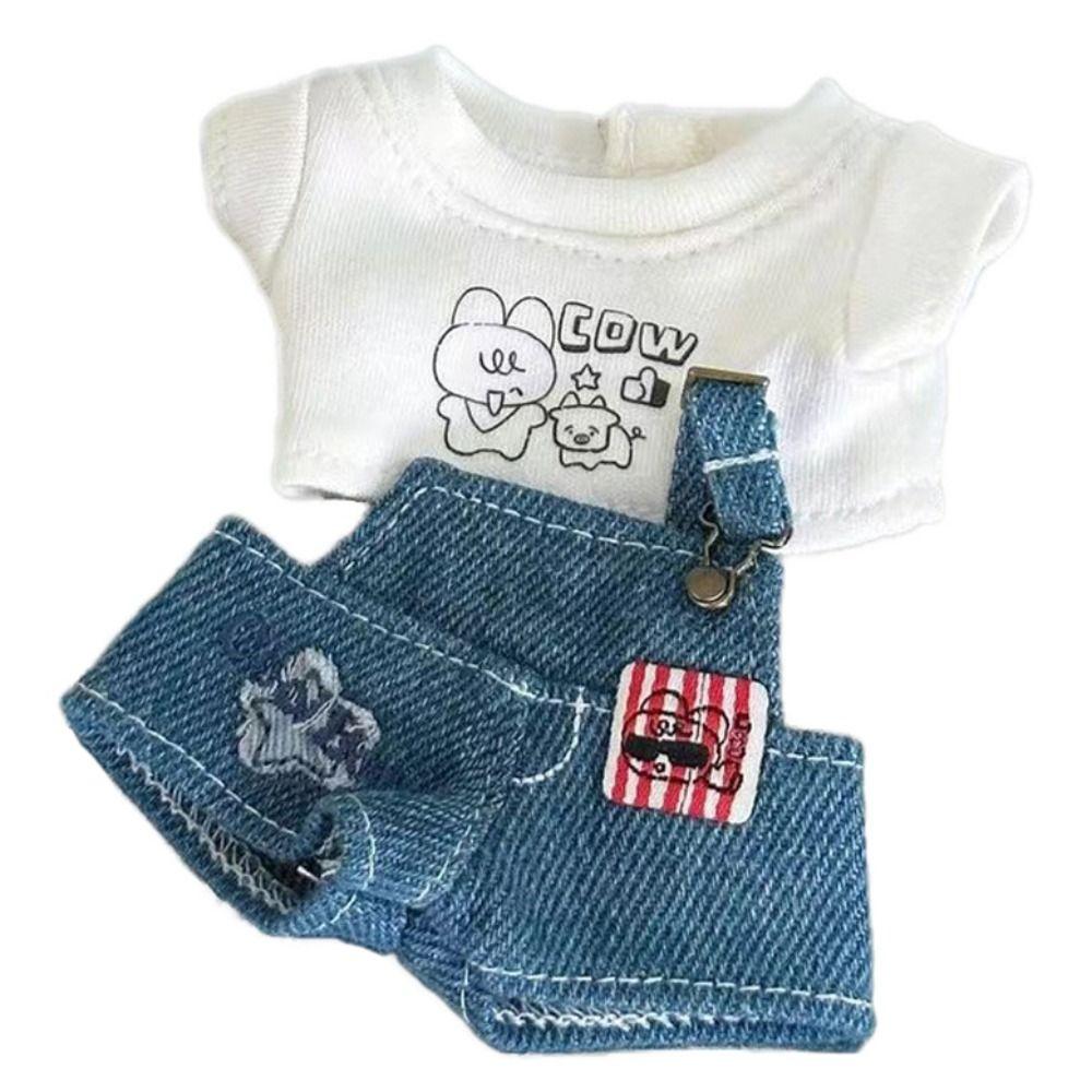 10CM Doll Clothes Doll Accessories Cartoon Animal Rompers Cotton Stuffed