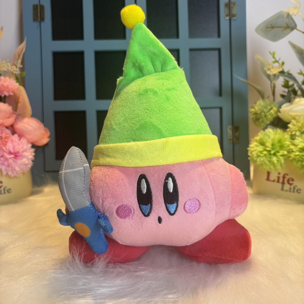 Kawaii Stern Kirby Grauer Kirby Geister Kirby Rosa Blau Grün Rot Plüschtier Niedlicher Stern Kirby Herzpuppe Kindergeburtstagsgeschenk