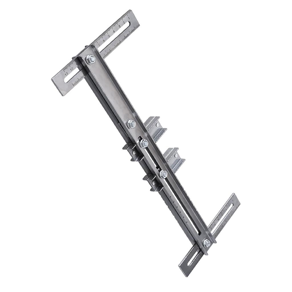 Cabinet Hardware Jig Template Stainless Steel Closet Hanging Rod Locator Guide Jig