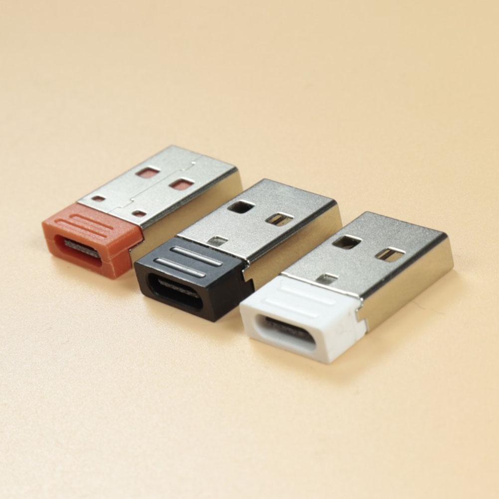 USB C Female to USB 2.0 Male OTG Adapter Converter, Solves Device Compatibility Issues, Fast Data Transfer & Stable Charging