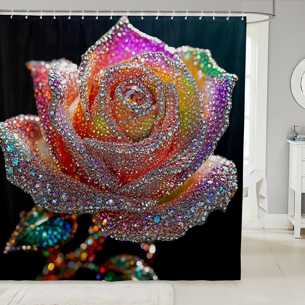 Funny Golden Retriever Shower Curtain for Bathroom Decor Kids Puppy Dog Bath Curtain Boys Girls Dachshund Bathroom Accessories