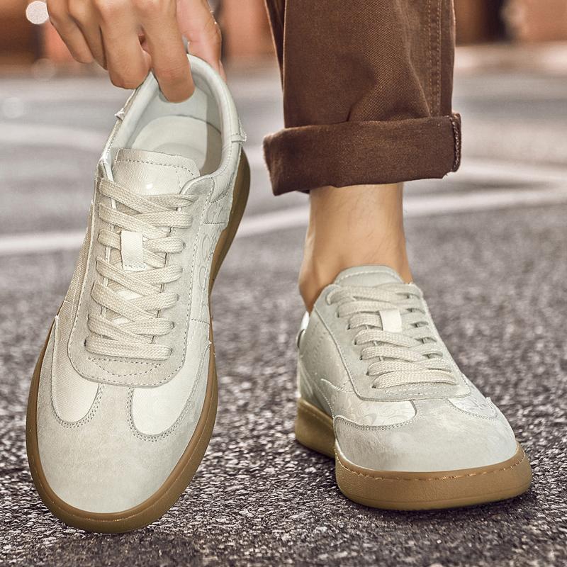 Fashion Fashion Genuine Leather Men's Casual Shoes Breathable Tenis Masculino Summer Man Sneakers Classic Skateboard Footwear Trainers