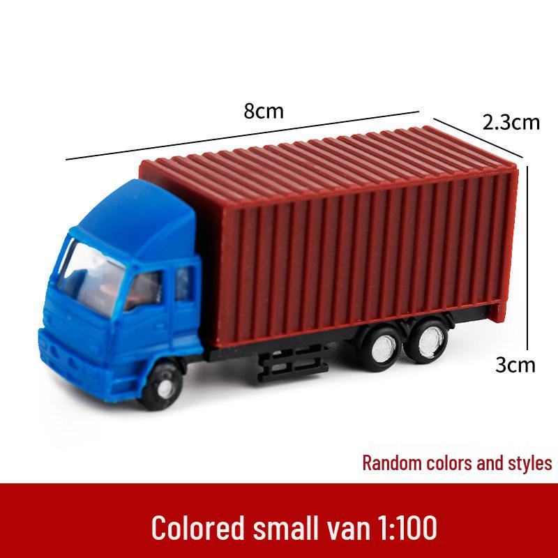 Multiscale DIY Colorful Plastic Model Cars for Sand Table