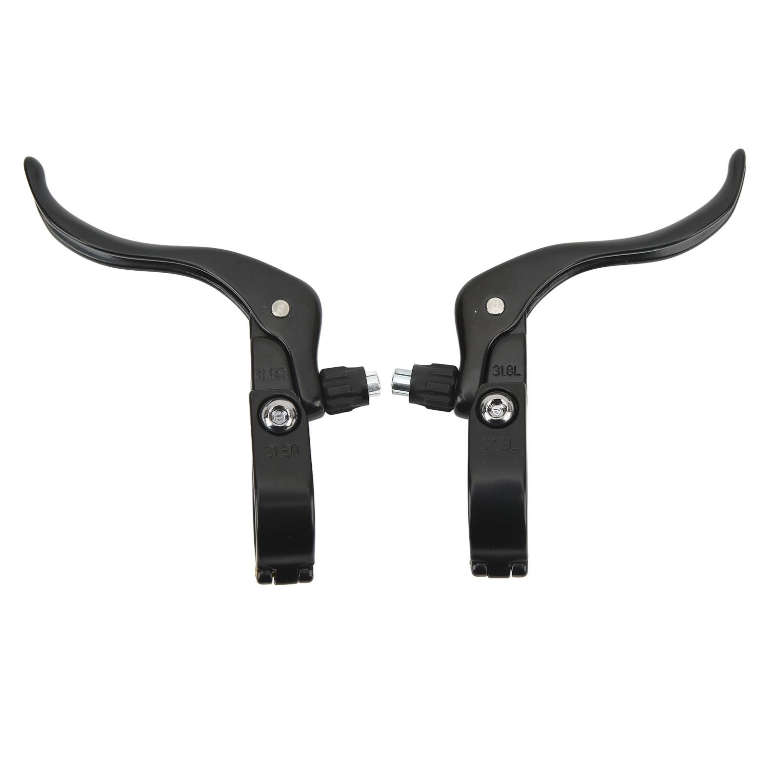 1 Pair Bike Brake Handle Aluminum Alloy Ergonomic   Mountain Road Bike Brake Lever for Handlebars