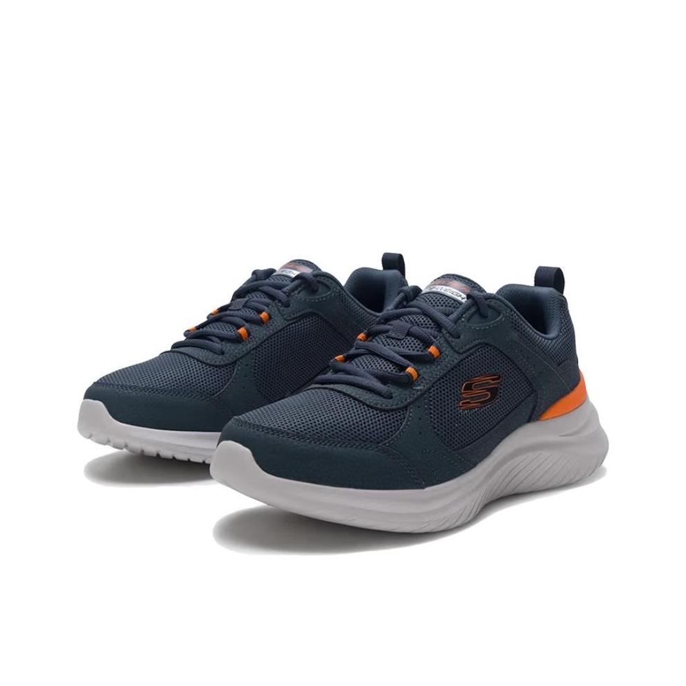 Skechers Flection 3.0 Memory Foam Comfortable Versatile Durable Breathable Running Shoes Men Sneaker Navy-Blue 8790357-NVY