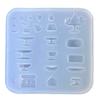 Silicone Dessert Mould with Fruit Slices and Cake Plate Shape for Resin Chocolate Fondant Sugarcraft and Dessert Decoration