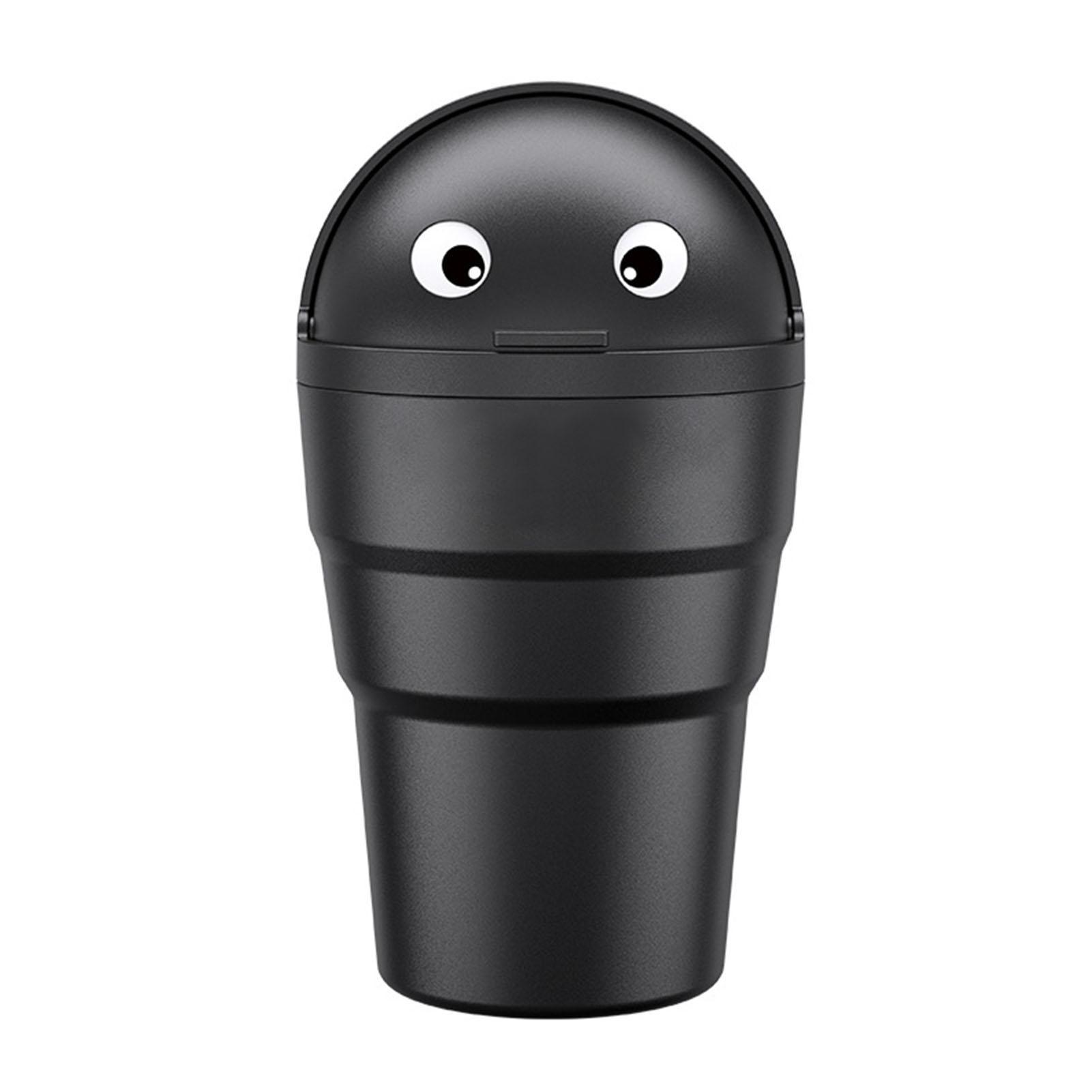 

Car Garbage Can Auto Folding Mini Trash Can Portable Garbage Bags Creative Car Storage Organizer For Car Interiors Accessories чёрный