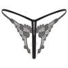 Womens Beads Massage Hollow Out Thong Lingerie Underwear