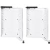 Compartiment Pour Ordinateur - FRACTAL DESIGN - FD-ACC-HDD-A-WT-2P - Blanc - 37mm - Universel