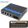 EB-LINK 100Mbps Multimode POE Fiber Optic Transceiver