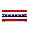 2 X 20 Ft 4th of July & Independence Day Decor Wear Resist Oversized Patriotic Bunting Flags for Outdoor Porch Garden Decoration