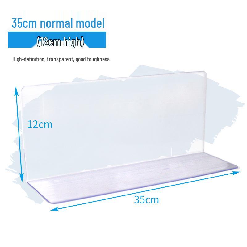 Plastic Shelf Divider for Small Items In Supermarkets and Convenience Stores