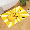 Pikachu Energy Burst Cleanable Rug Soft Plush Non-slip Bottom Bedroom Bedside Mat Retro American Style Christmas Gift for Friends