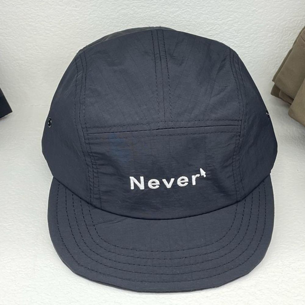 

Letter Embroidery Sunscreen Hat Retro Sun Hat Creative Duck Tongue Hat Outdoor Sport чёрный