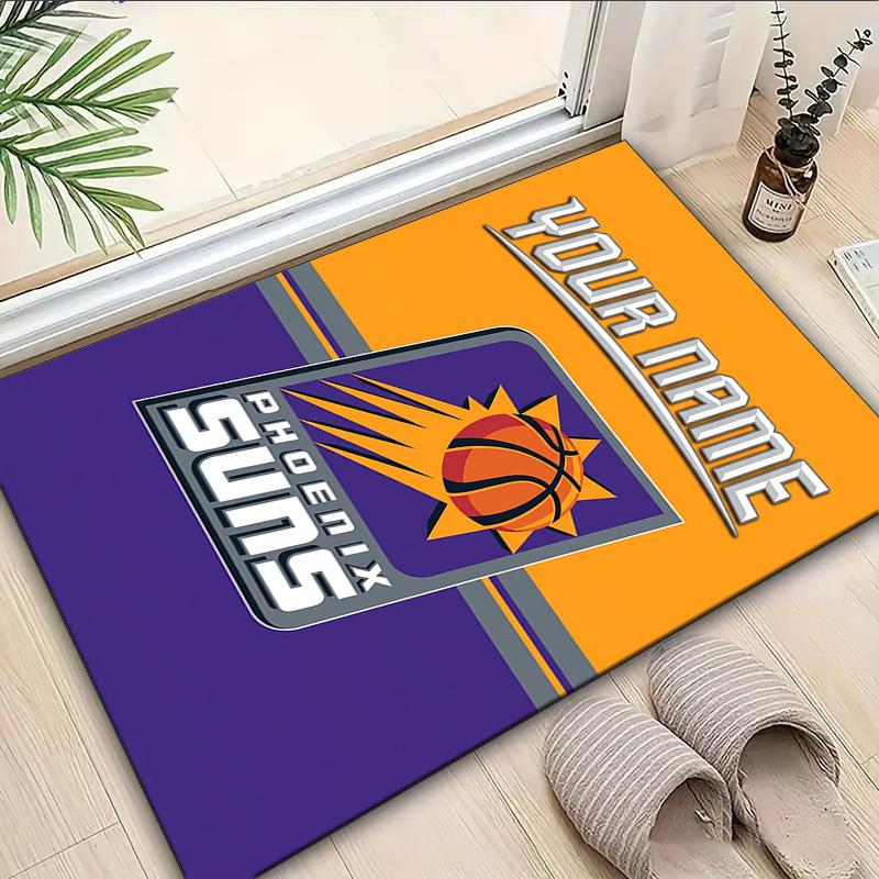 Custom Name Rug Suns Basketball Artwork Area Rug Suitable for Indoor And Outdoor,Carpets for Homes, Offices,Living Rooms,Home Decor,Christmas Gift