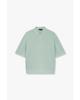 MAN ON THE BOON Paper Yarn Polo Knit_Mint 4714113027