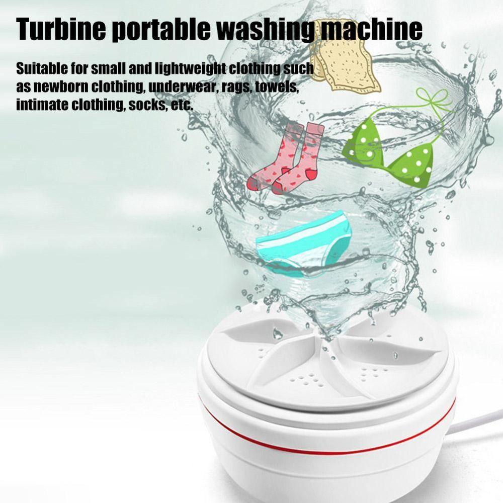 

Двостороння обертова турбіна Turbo Washer USB Mini Wash Machine Travel