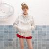 unifree Sweet Girl Double-Layer Lace Hooded Jacket