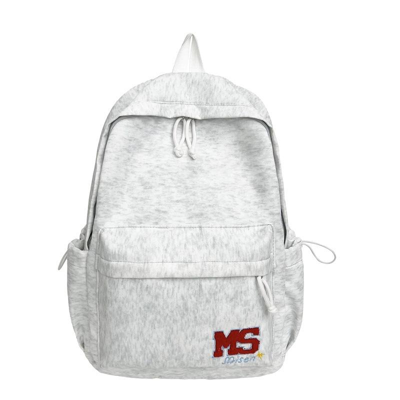 Middle School Student Backpack For Girls Trendy Letter Design Large Capacity Casual Travel Backpack Stylish College Student Backpack For Boys