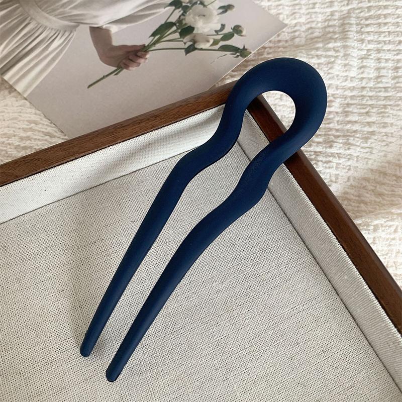 Hair Sticks Fork Hairpin Elegant Women Hair Clip Pins U Shape Girls Hairpins Hair Bun Maker Headwear Accessories