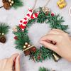 Yousheng 10 Pcs Artificial Pine Pick Mini Pine Needles Branches with Gold Berry Small Pinecones Stems for Holiday Crafts Christmas Tree DIY Garland