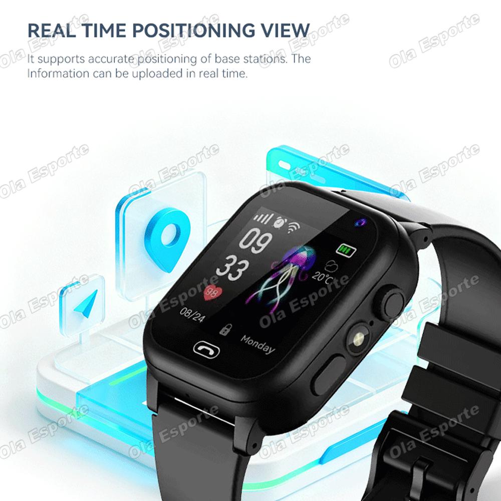 Kids Smart Watch Music HD Camera Games Calendar SOS Calculator LBS Location Flashlight Digital Smartwatch Gifts For Boys Girls