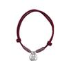 2025 Lucky Red Rope Bracelet for Women & Besties - Pure Silver Ingot Charm